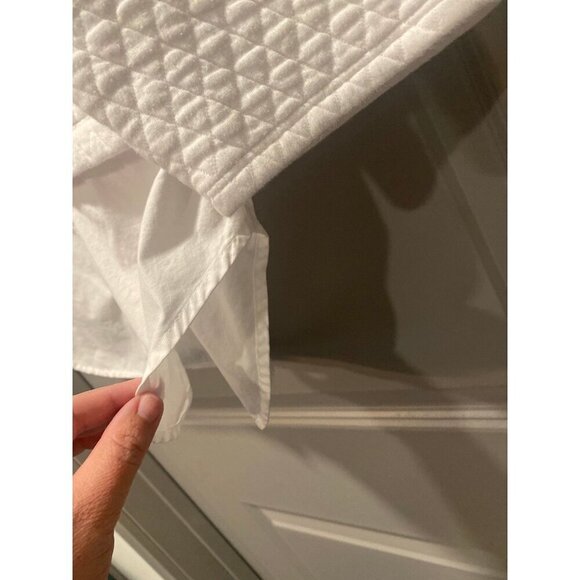 LOFT Quilted 3/4 Sleeve Blouse with Shirt Hem | Size M - Picture 5 of 7